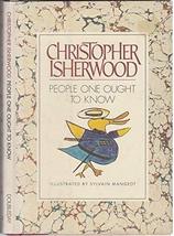 1982 Vtg People One Ought to Know Christopher Isherwood Sylvain Mangeot 1920s [H - £53.59 GBP
