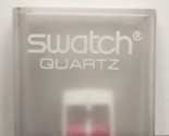 Swatch - Luna Di Capri LK109 Watch AG 1987 Pink, Grey, Aqua Works with C... - $119.99