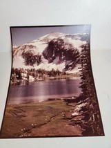 Vintage 1970s Photograph Photo Picture Color VTG Oregon Mountains Lake Nature - £11.76 GBP