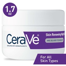 CeraVe Skin Renewing Night Cream Ceramide and Peptide Complex 1.7 Oz.. - £31.84 GBP