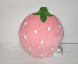 Target Bullseye&#39;s Playground Decorative Pink Strawberry Novelty Pillow 1... - $12.38