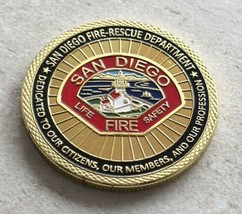 SAN DIEGO FIRE RESCUE DEPT Challenge Coin  - $14.74