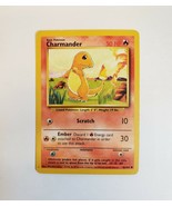 Charmander 46/102 WOTC Base Set Non-Holo Pokemon Card NM 1999 - $5.42 CAD