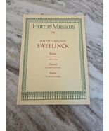 Hortus Musicus Sweelinck Duets sheet music Playing and Singing - $273.21 MXN