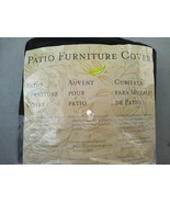 9KK71 PATIO FURNITURE COVER, ABOUT 7&#39; X 4&#39;, BLACK, NEW OTHER - $37.39