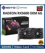 SOYO AMD Radeon RX5600 6G Graphics Card GDDR6 Video Memory - £287.82 GBP