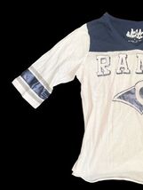 Touch by Alyssa Milano LA Rams NFL Women’s Shirt Small White Blue Tee image 2