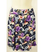 Max-Max Women&#39;s Pleated Knee Length Skirt Floral No Size Tag - €8,97 EUR