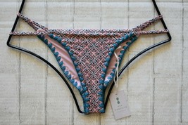 MIA MARCELLE SWIM MARI CHEEKY RUCHED BACK BIKINI BOTTOM (S) NWT - $75.00