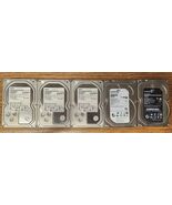 (Lot of 5) Mixed Lot of 3TB SATA 3.5" Hard Drives ST3000DM001 &amp; HUS72403... - $247.50