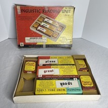Linguistic Reading Unit vtg 2204 1973 Home Schooling Read English Phonetic Rummy - £65.51 GBP