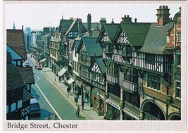 United Kingdom UK Postcard Chester Bridge Street  - £2.31 GBP