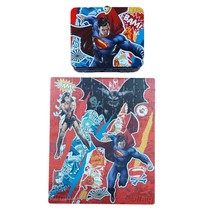 Batman Superman Justice League DC Comics Metal Lunchbox Puzzle 100 Pcs C... - $14.84