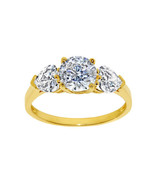 Precious Stars 14k Gold 2ct Round-cut Diamonette CZ Engagement Ring - $5,679.83 MXN+