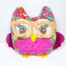 Girl scout Brownie Pink Owl Plush 100 year Pillow Pocket cookie sales Gl... - $19.79