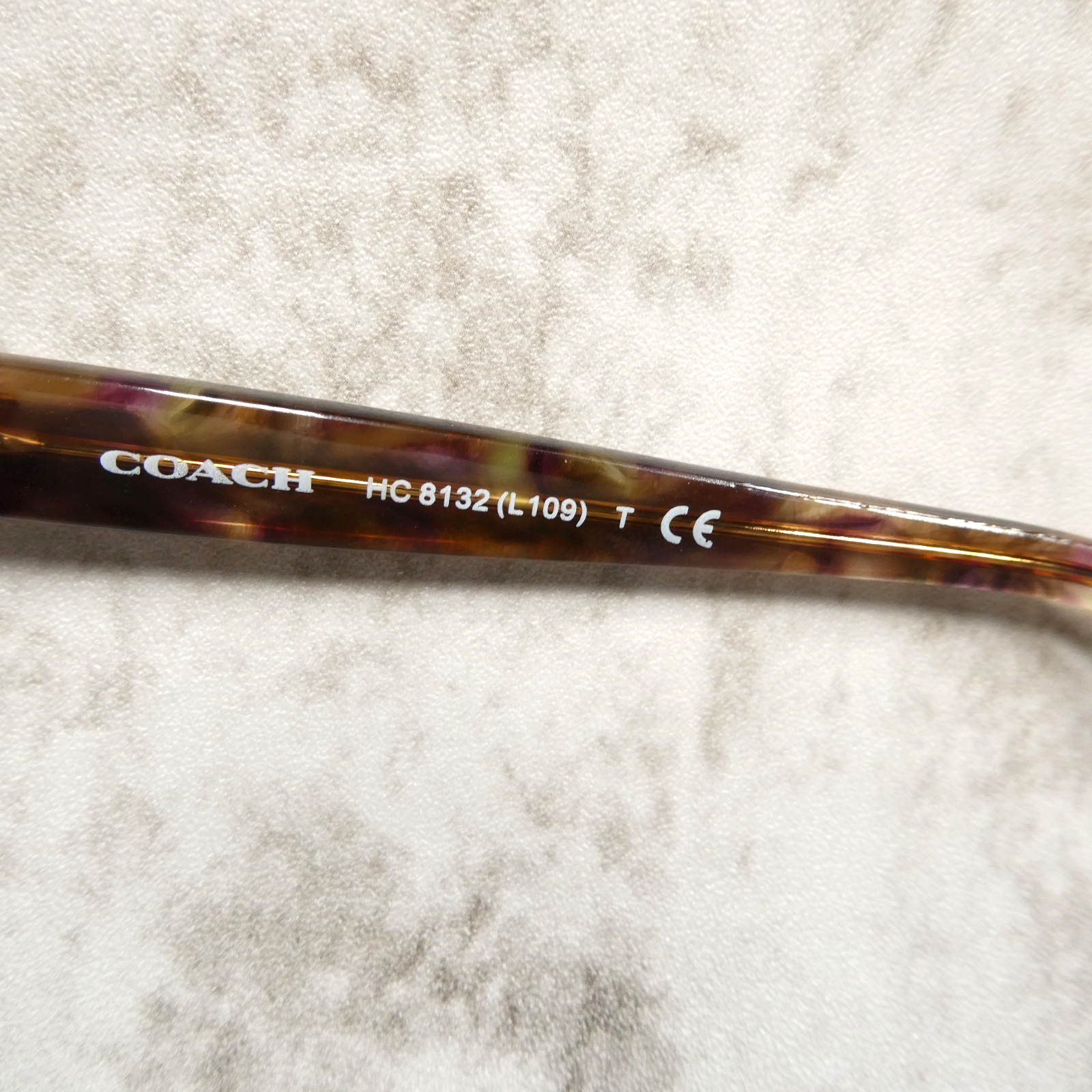 Coach Confetti Light Brown Sunglasses Eyeglasses FRAMES - HC8132 L109 57-17-135 Item image 11