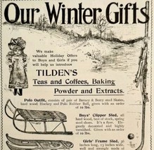 Tilden Tea Co Winter Gifts 1897 Advertisement Victorian Massachusetts AD... - $24.99