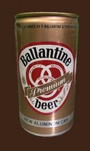 Old Vintage Ballantine Beer Can Metal Sign 8x12in  Mancave Garage 1 - $24.74