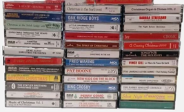 Instant Christmas Party Cassette Lot of 36 Oak Ridge Boys Bing Crosby NKOTB - $19.75