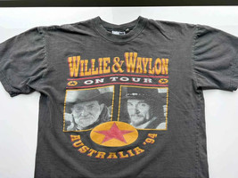 94 Willie Nelson x Waylon Jennings T shirt retro style basic style unisex NH7342 - £11.14 GBP+