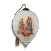 Ne&#39;Qwa Art Let Every Heart Prepare Him Room by ND Art and Design Glass Ornament - £33.29 GBP