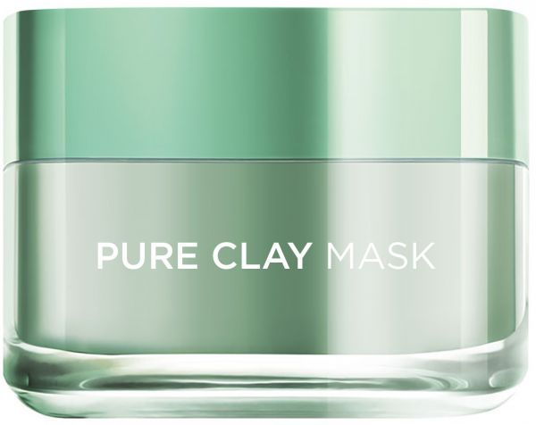 L'Oreal Paris Pure Clay Green Face Mask - Eucalyptus, Purifies and Mattifies, 50 - £27.56 GBP