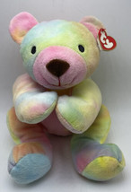 TY Pillow Pals Sherbet The Bear 1998 Plush Stuffed Animal Toy Multi Color - £10.56 GBP