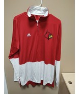 New Adidas Men’s Louisville Cardinals Anthem Long Sleeve Large AP0639 1/... - £30.37 GBP