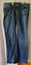 Women BU From Malibu Jeans Size 17 Wide Leg Mid Rise Casual Fall Winter ... - $16.99