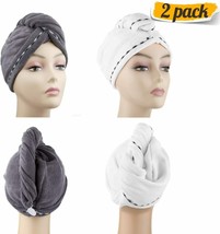 Microfiber Hair Drying Wrap Towel for Women (2 Packs) - $17.81