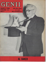 Genii The Conjurors&#39; Magazine March 1948 Vol. 12 No. 7 - $9.75