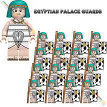 16PCS Egyptian Palace Guards with axe and shield Warrior Minifigures Bri... - £22.89 GBP