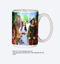 The Wizard of OZ Cast and Emerald City 12 oz Ceramic Coffee Mug, NEW UNUSED - $9.74