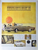 Plymouth new sport fury man who wants to go first class-1962 Vintage Pri... - $185.53 MXN