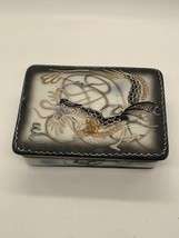 EUC Vintage Dragonware Relco Japanese Trinket Cigarette Jewelry Porcelai... - $23.76