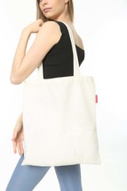 Unprinted Tote Bag 38x42 Handled Natural - $95.19 MXN