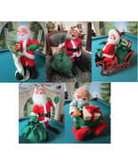 1980s Annalee Large Santas 18&quot;/20&quot; Christmas Noel Dolls Figurines Pick 1... - $145.99