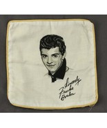 Vintage Frankie Avalon Yellow Trim Souvenir Pillow Cover Sham Printed Au... - £143.34 GBP