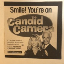 Candid Camera Vintage Movie Print Ad Suzanne Somers Peter Funt Tpa26 - $5.93