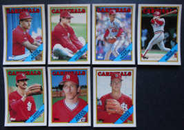 1988 Topps Traded St. Louis Cardinals Team Set of 7 Baseball Cards - £3.14 GBP