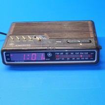 Vintage Ge Alarm Clock Radio - Digital AM/FM Model 7-4612B - Tested &amp; Working - £23.90 GBP