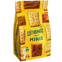 Leibniz CHOCO MINI Butter biscuits with chocolate Made in Germany-FREE SHIP - $7.87