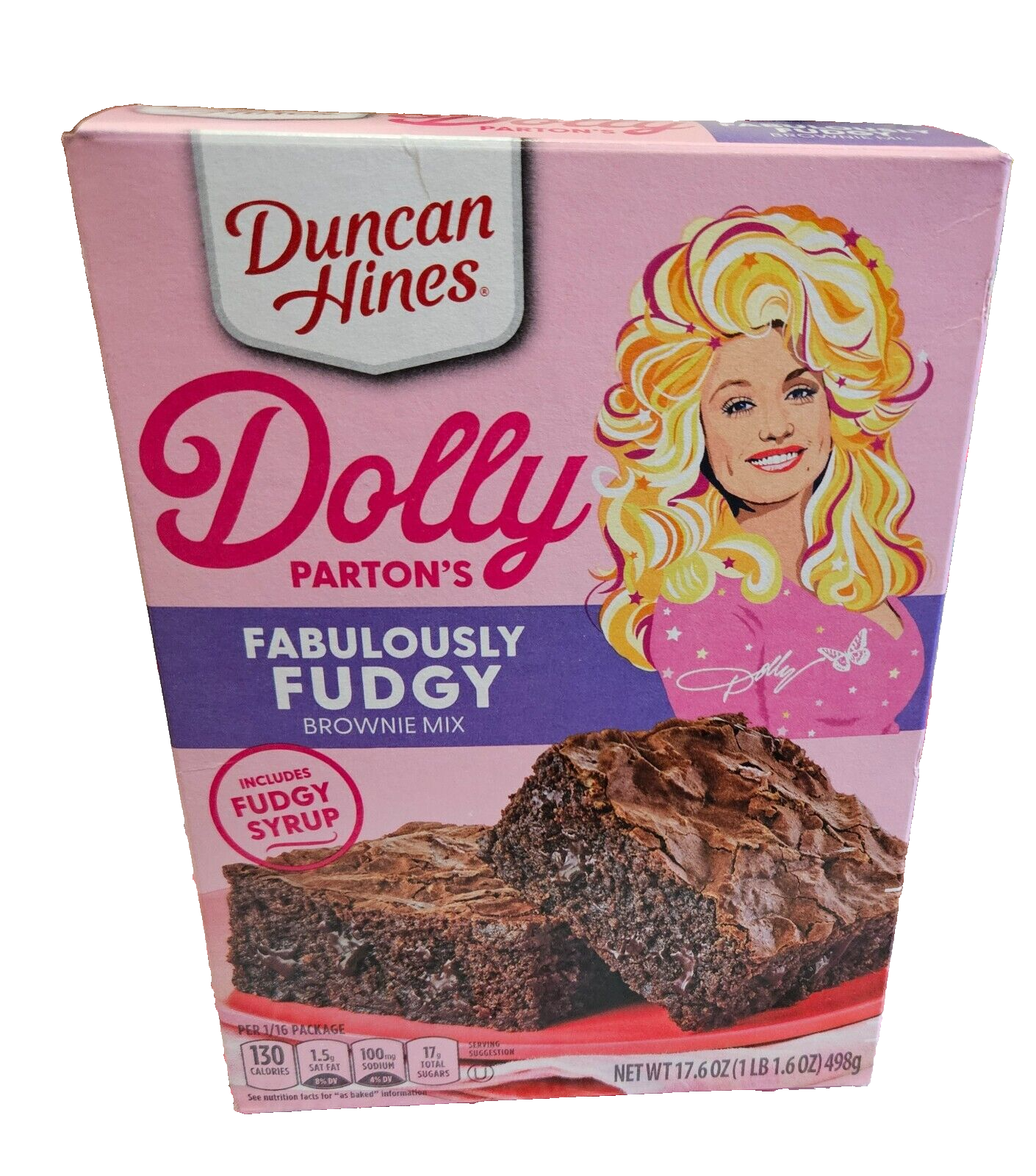 Dolly's Delight: Duncan Hines Fabulously Fudgy Brownie Mix with Rich Fudgy Syrup - £7.76 GBP