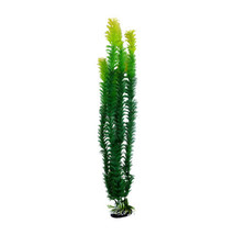 Green Foliage for Aquarium, Fish Tank Safe Plastic Aquarium Plant 18 Inch Tall - £14.99 GBP