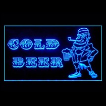 170160B Cold Beer Mug Fresh Frosty Deep Chat Addicted Foam-topped LED Li... - $21.99