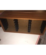 Wood Cd Cabinet 18 Slots Storage - $44.45