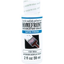 Homefront Decorator Interior Satin Acrylic Paint Interior Antique White 2 Oz - $19.48