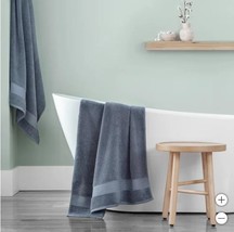 Purely Indulgent Towel Sets Blue Flint Stone Quick-Drying Oversized Hygr... - $928.58 MXN+