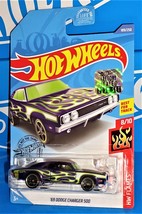 Hot Wheels 2020 Factory Set HW Flames #189 &#39;69 Dodge Charger 500 Mtflk Purple - £3.95 GBP