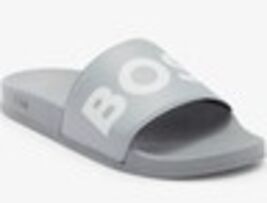 Hugo Boss Sean Slides Mens Grey/White!!(10)”Tend To Run Small” - $52.25